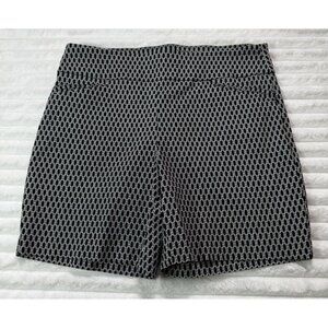 ATTYRE Petite Stretch Pull On Bermuda Shorts W/ Pockets Women's 10P Geometric